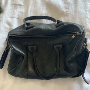 Madewell black leather bag
